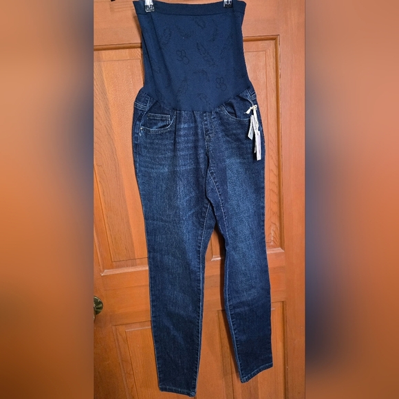 Jessica simpson womens maternity jeans blue sz m nwt - Picture 1 of 5